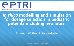 video In silico modelling and simulation for dosage selection in paediatric patients including neonates