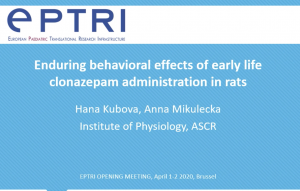video Enduring behavioral effects of early life clonazepam administration in rats