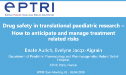 Drug safety in translational paediatric research – How to anticipate and manage treatment related risks